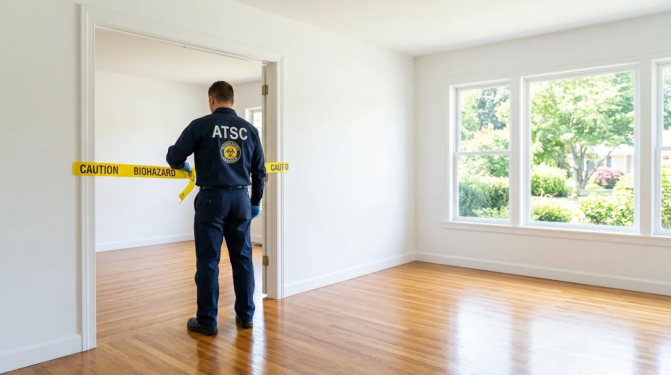 Certified biohazard cleanup crew performing Crime Scene Cleanup in Chinatown